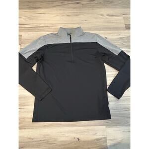 adidas Men's Lightweight UV 1/4 Zip Golf Top GH7052 Black Size M